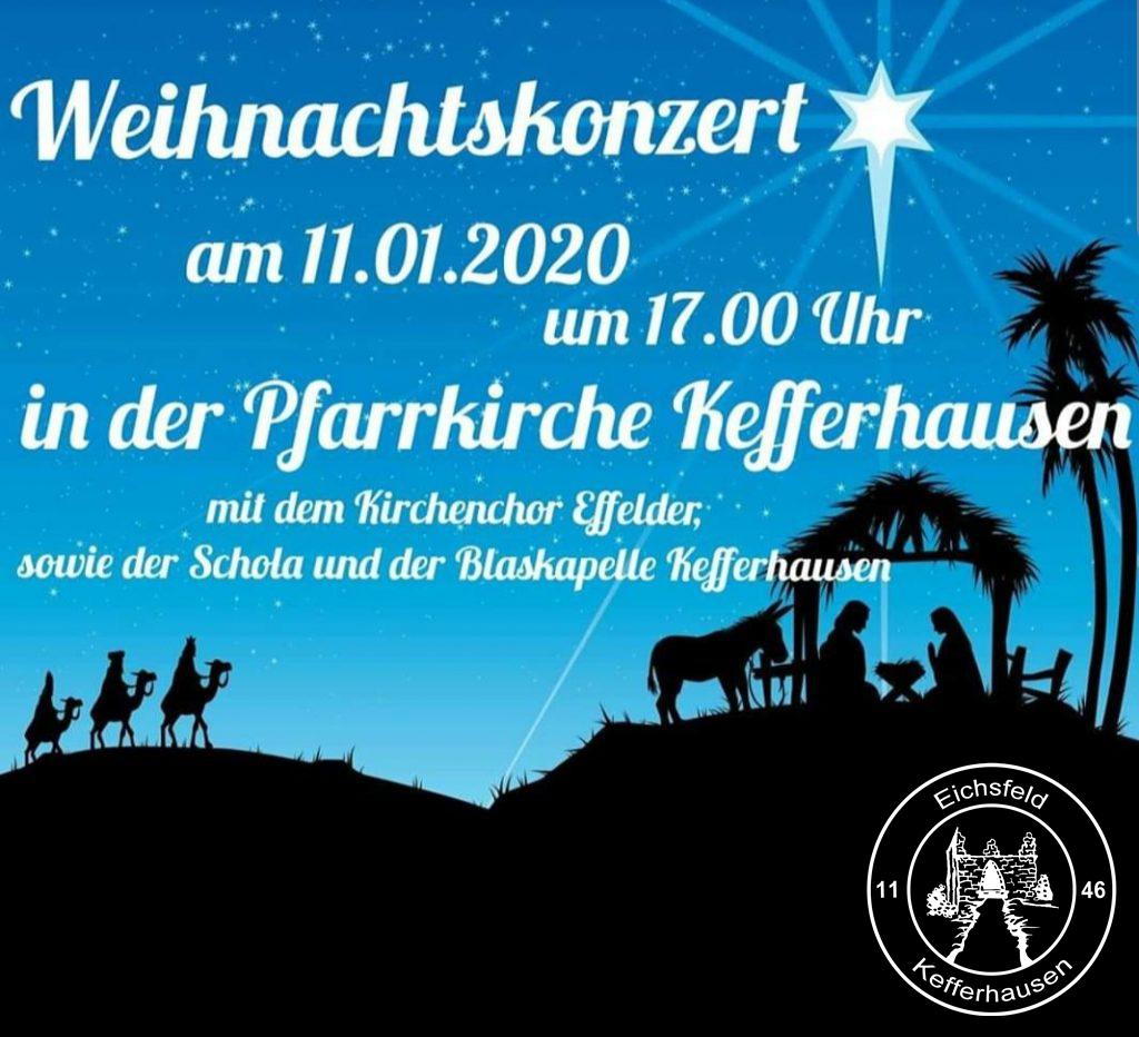 Weihnachtskonzert Kefferhausen 2020