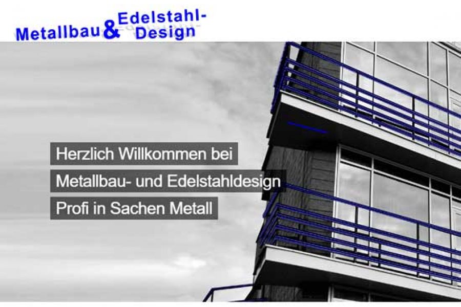 Metallbau & Edelstahl – Design Holger Wiederhold