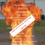 Absage Tag der offenen Tür