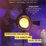 Einladung zur Anbetung 2025 und 2026