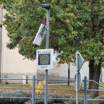 Geschwindigkeitsanzeige im Ort