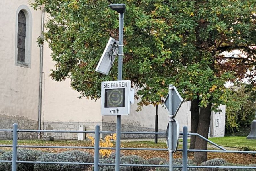 Geschwindigkeitsanzeige