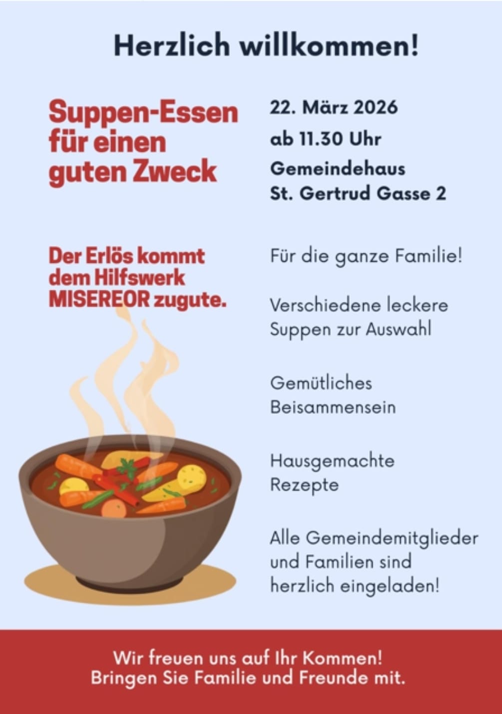 Es ist noch Suppe da…