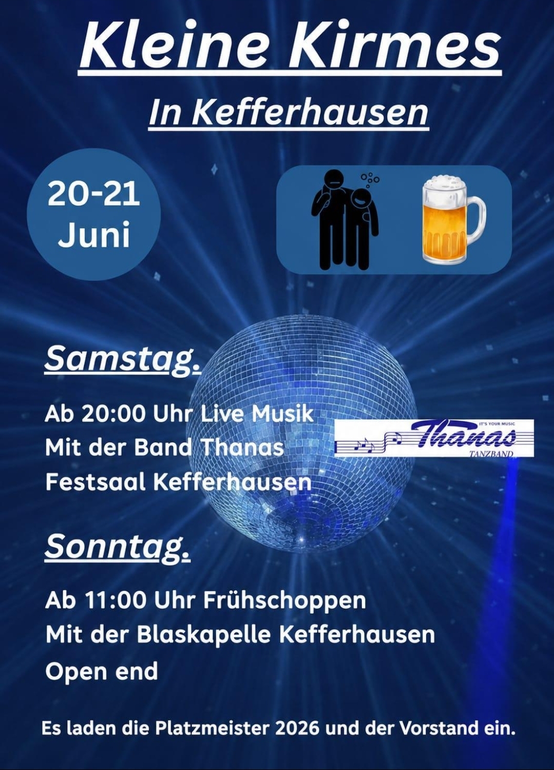 Kleine Kirmes 20.-21. Juni 2026