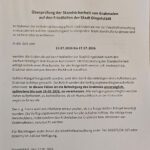 Information zur Überprüfung der Grabmale