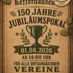 Flyer zum Jubiläumspokal 150 Jahre Schützenverein