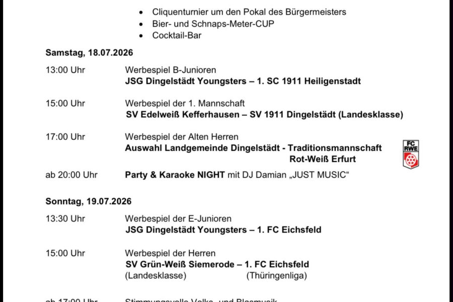 Sportfest in Kefferhausen