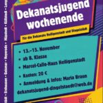 Einladung zum Dekanatsjugendwochenende